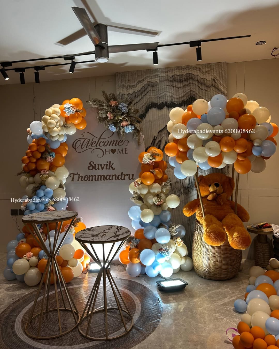 Welcome Baby Decoration Setup