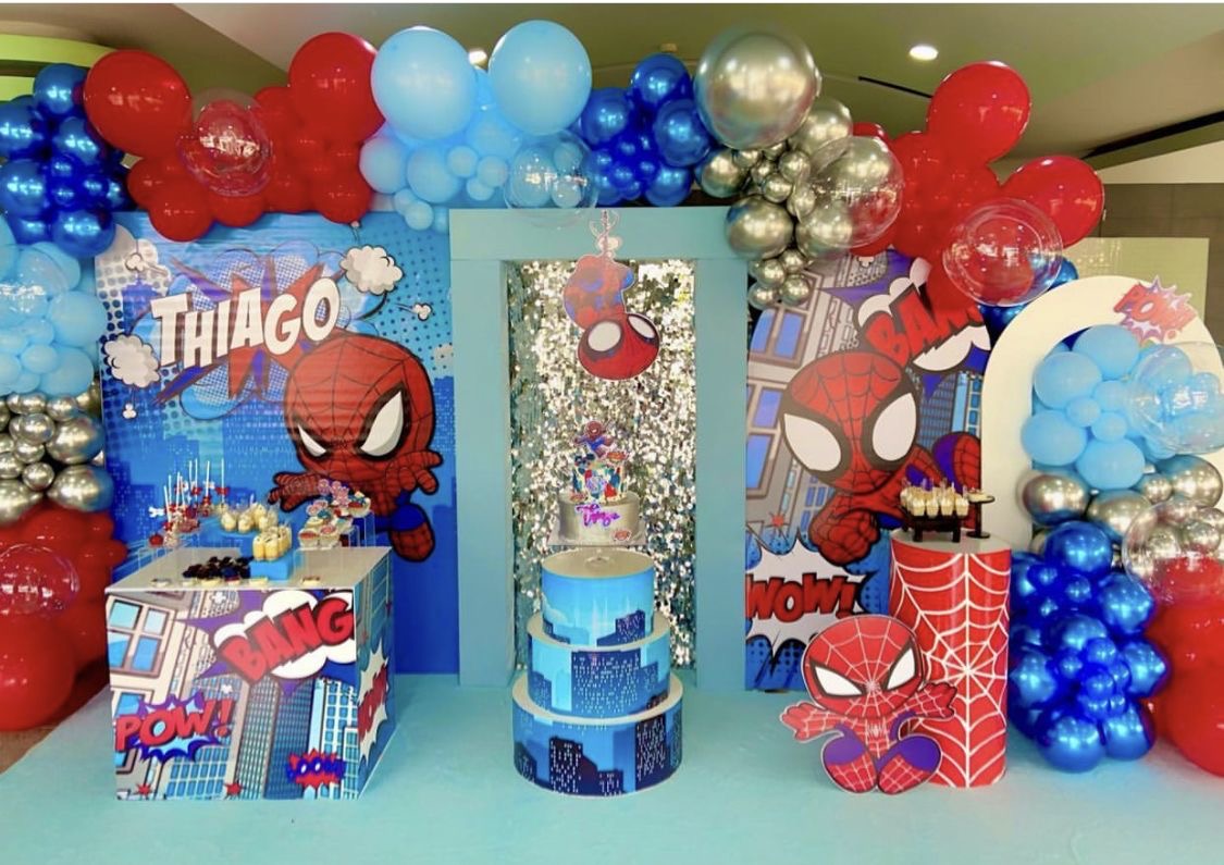 Heroic Vibes Only Decorate with Spider-Man Theme