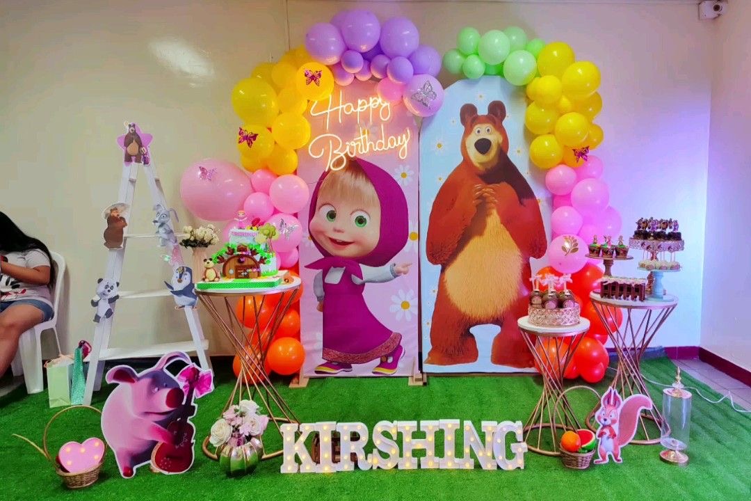 Create Lasting Memories with Masha & Bear Decor
