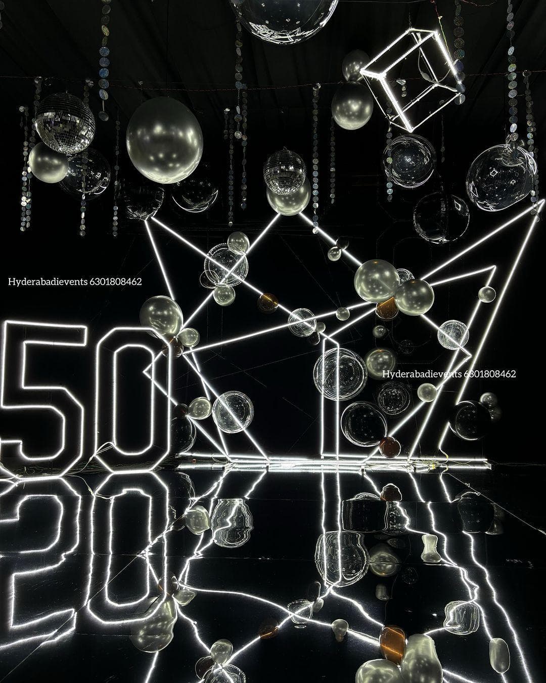 Celebrate 50 Fabulous Years with Elegant & Stunning Decor