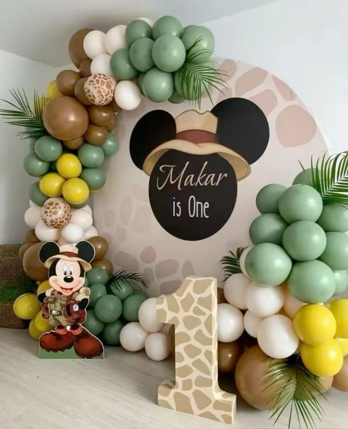 Celebrate Love And Laughter With Mickey Safari Decor